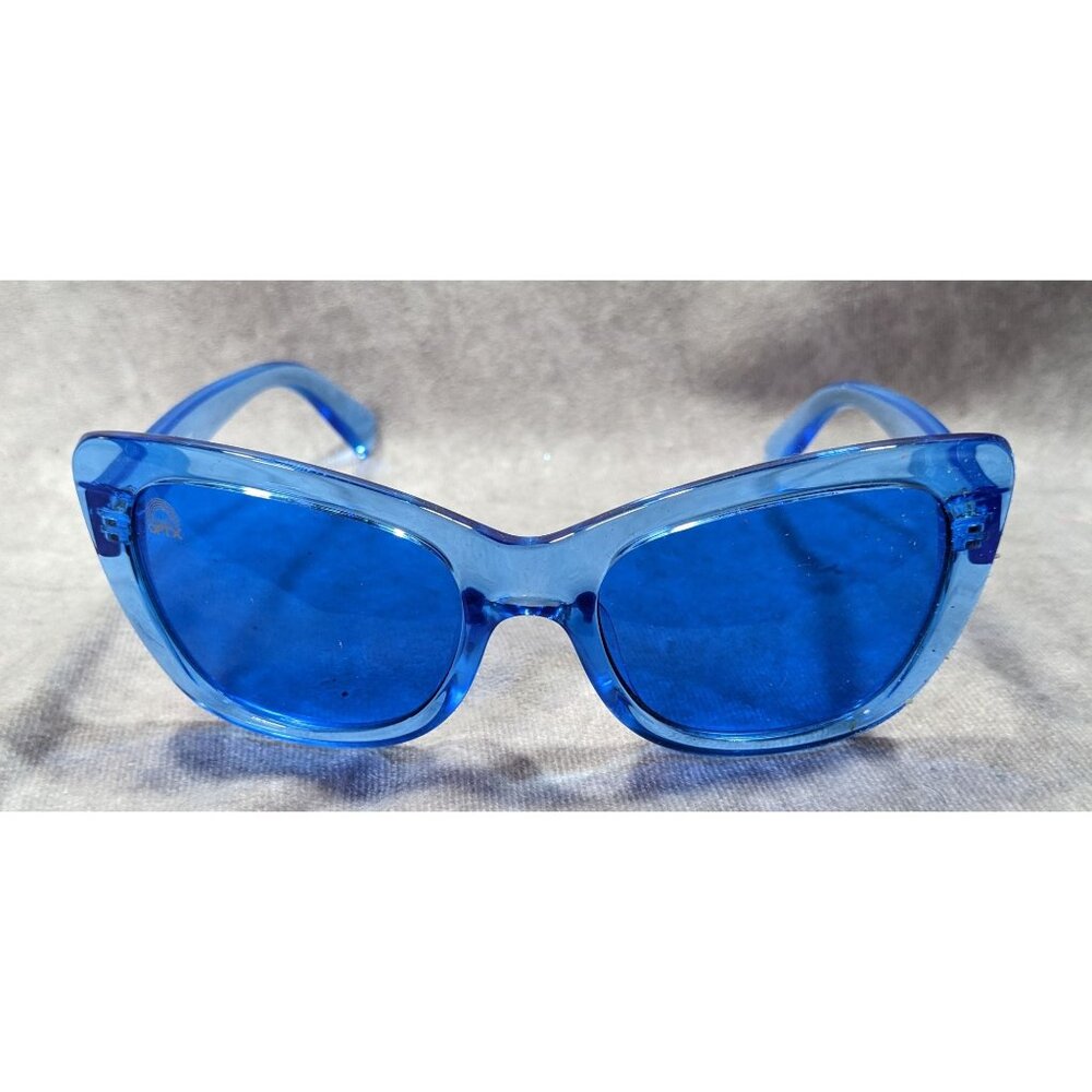 Rainbow Optx Vega Blue Translucent Sunglasses